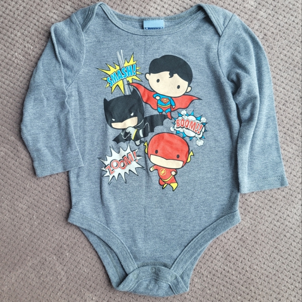 🚨3/$10 Justice League Diaper Shirt